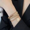 Fashionable All-Match Round Pendant Bracelet Set Of Four For Women